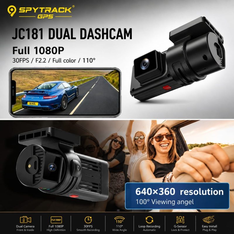 Jimi IoT JC181 Dual-Channel 4G Car Dashcam
